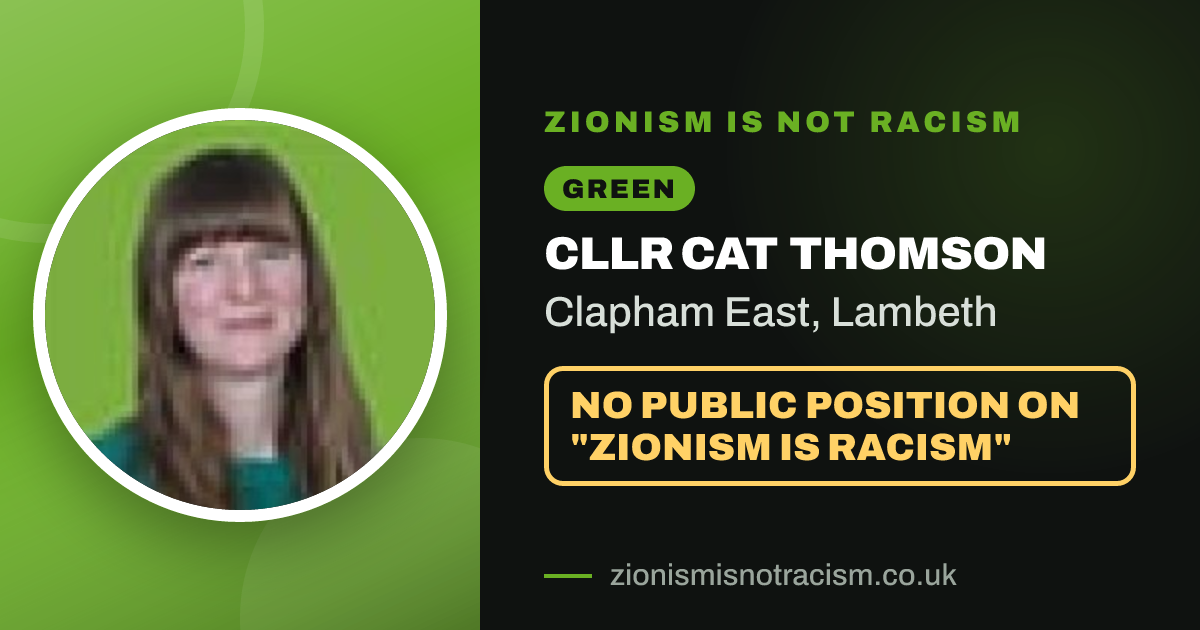 Share image: Cllr Cat Thomson, Clapham East ward, Lambeth