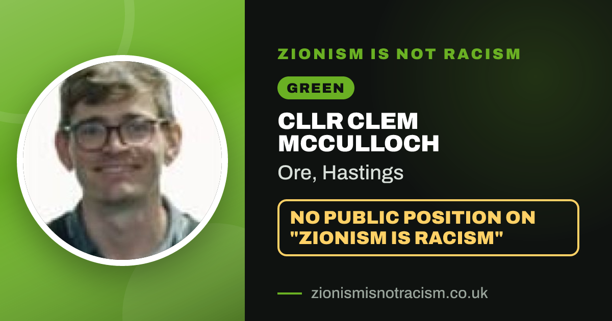 Share image: Cllr Clem McCulloch, Ore ward, Hastings