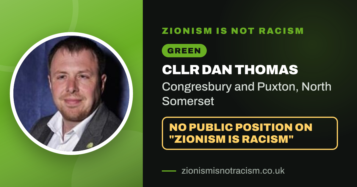 Share image: Cllr Dan Thomas, Congresbury and Puxton ward, North Somerset
