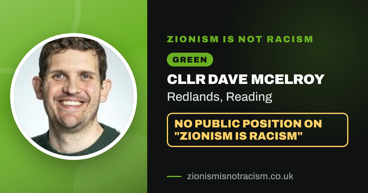 Share image: Cllr Dave McElroy, Redlands ward, Reading