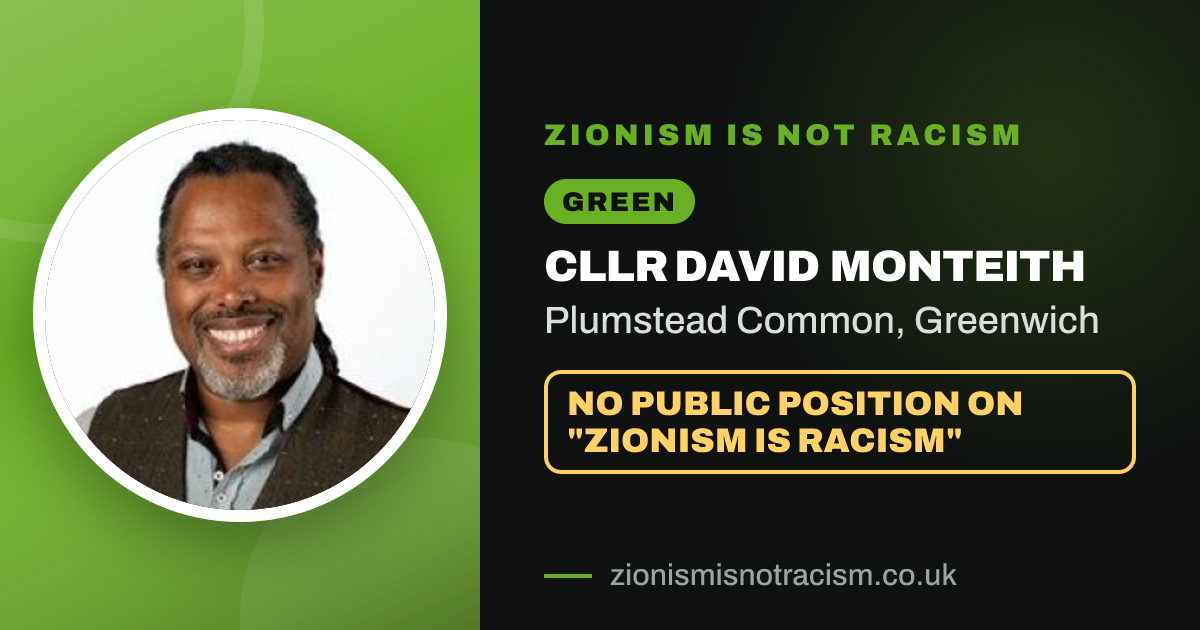 Share image: Cllr David Monteith, Plumstead Common ward, Greenwich