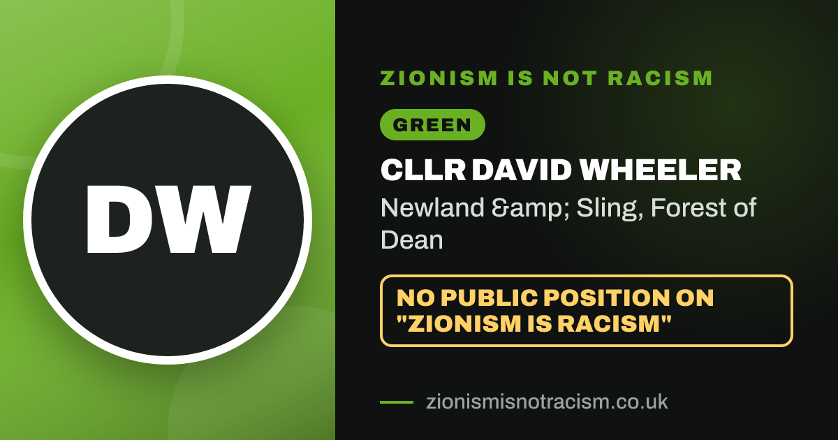 Share image: Cllr David Wheeler, Newland & Sling ward, Forest of Dean