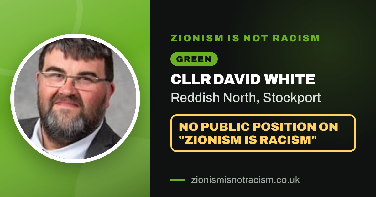 Share image: Cllr David White, Reddish North ward, Stockport