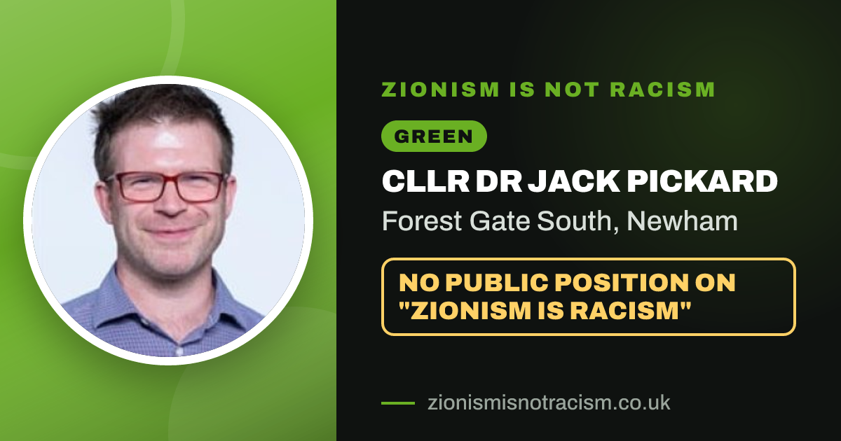 Share image: Cllr Dr Jack Pickard, Forest Gate South ward, Newham