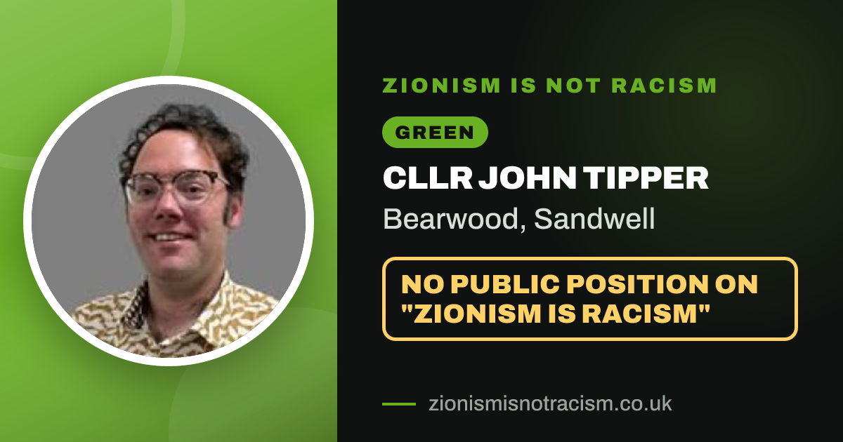 Share image: Cllr John Tipper, Bearwood ward, Sandwell