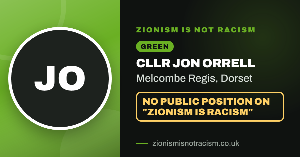 Share image: Cllr Jon Orrell, Melcombe Regis ward, Dorset
