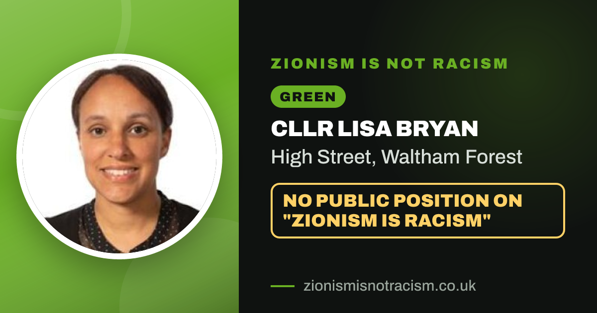 Share image: Cllr Lisa Bryan, High Street ward, Waltham Forest