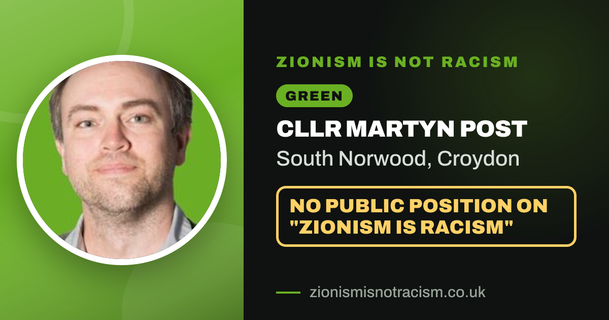 Share image: Cllr Martyn Post, South Norwood ward, Croydon