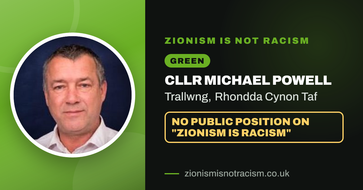 Share image: Cllr Michael Powell, Trallwng ward, Rhondda Cynon Taf