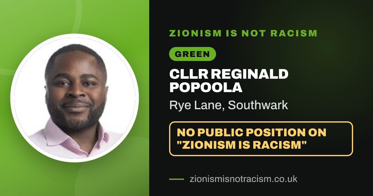 Share image: Cllr Reginald Popoola, Rye Lane ward, Southwark