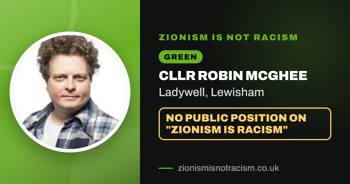 Share image: Cllr Robin McGhee, Ladywell ward, Lewisham