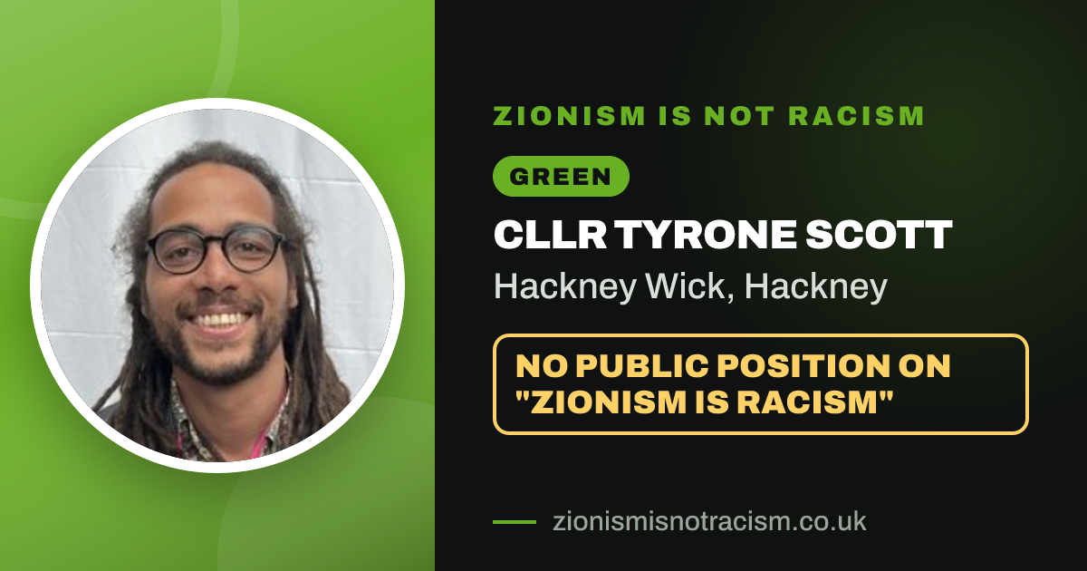 Share image: Cllr Tyrone Scott, Hackney Wick ward, Hackney